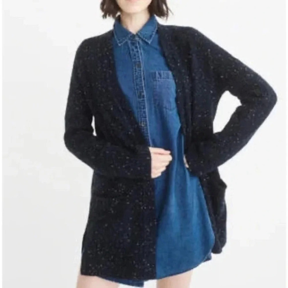 Abercrombie & Fitch Alpaca Open Front Duster Cardigan XS Y2K Cottagecore Granny - Picture 1 of 8